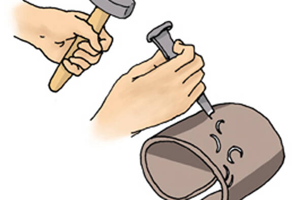 Illustration didactique Batchou, montrant le savoir faire des artisans bijoutiers marocains