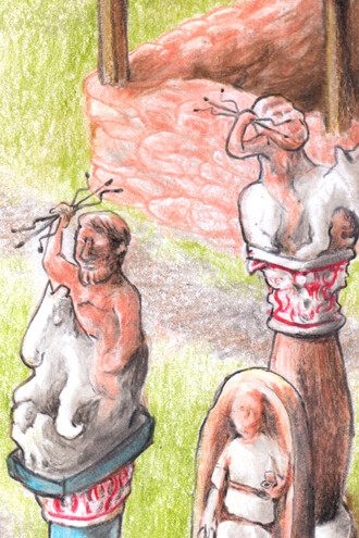 Illustrations Didactique évocation Sarrebourg Gallo romainsBatchou