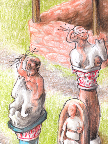 Illustrations Didactique évocation Sarrebourg Gallo romainsBatchou