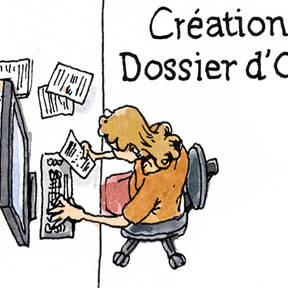 Les métiers de la documentation Illustration didactique Batchou