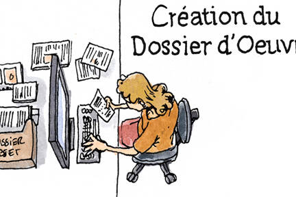 Les métiers de la documentation Illustration didactique Batchou