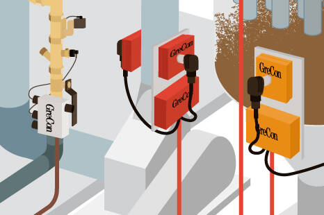 Illustration didactique industrielle convoyeur detection extinction shéma technique